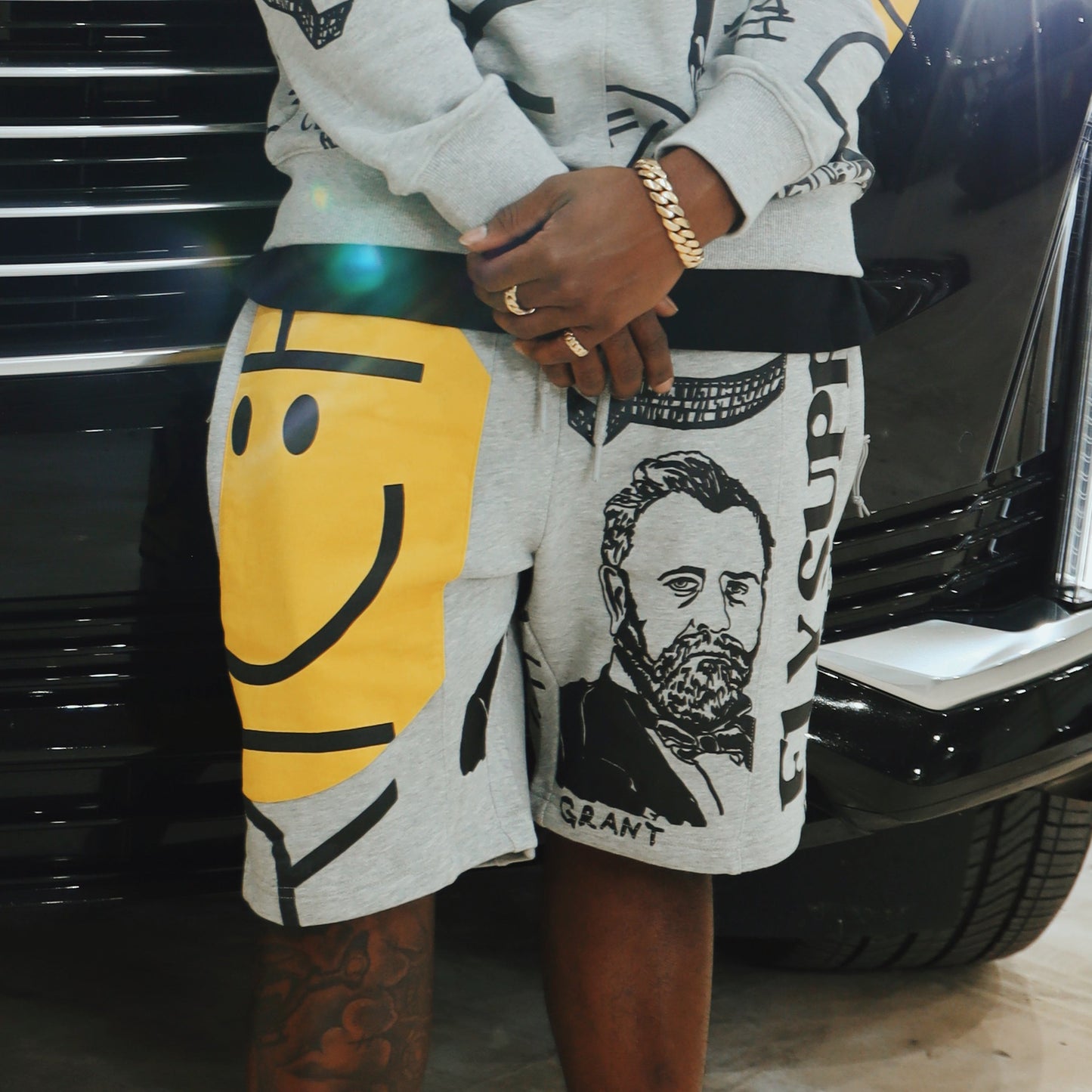 Rich Sweatshorts (Heather Grey)