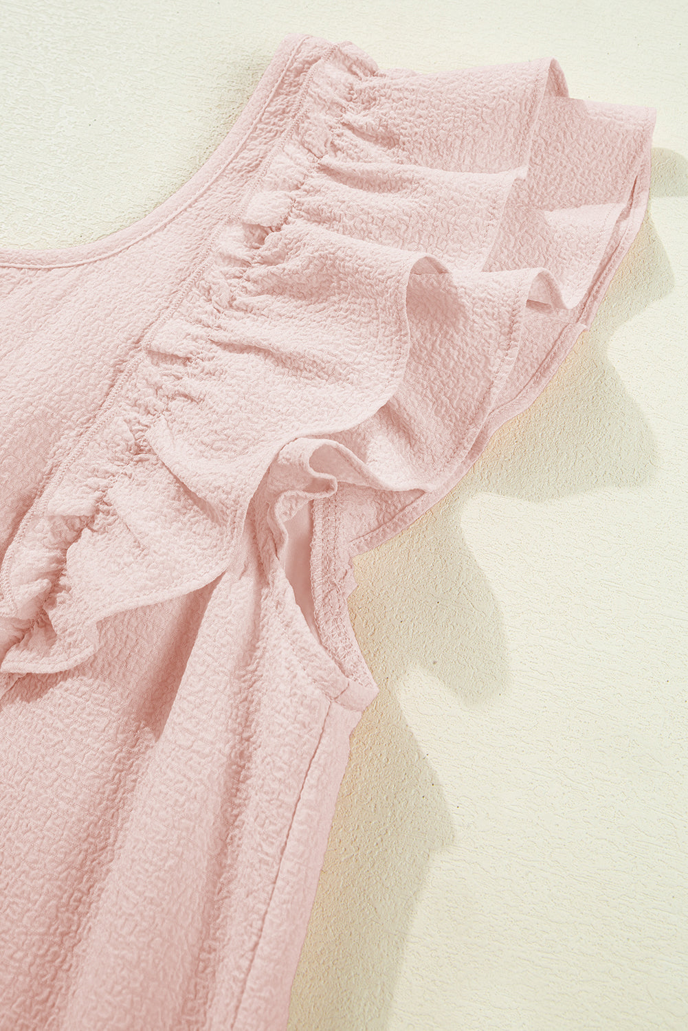 Bow Back Flutter Sleeve Mini Dress