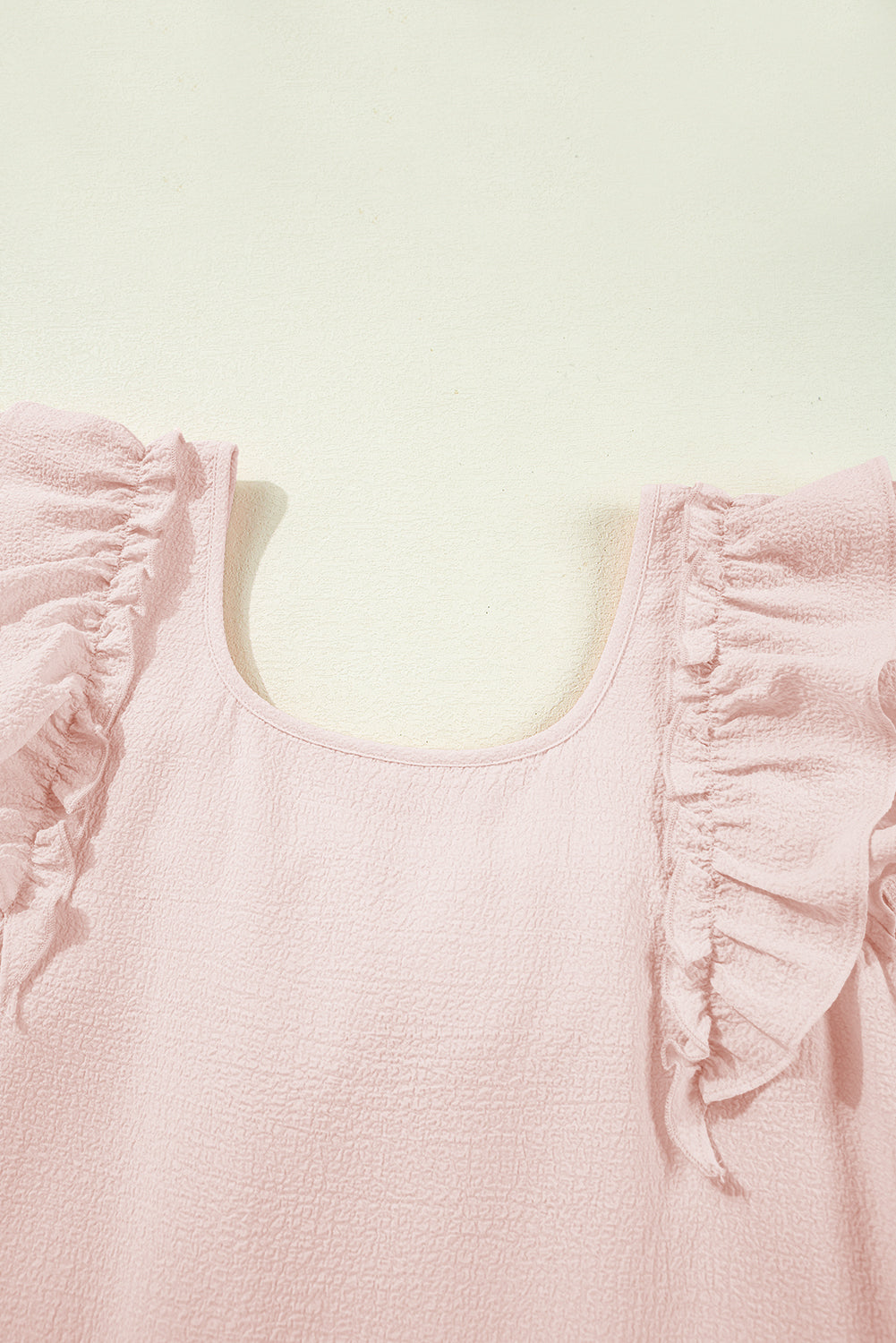 Bow Back Flutter Sleeve Mini Dress