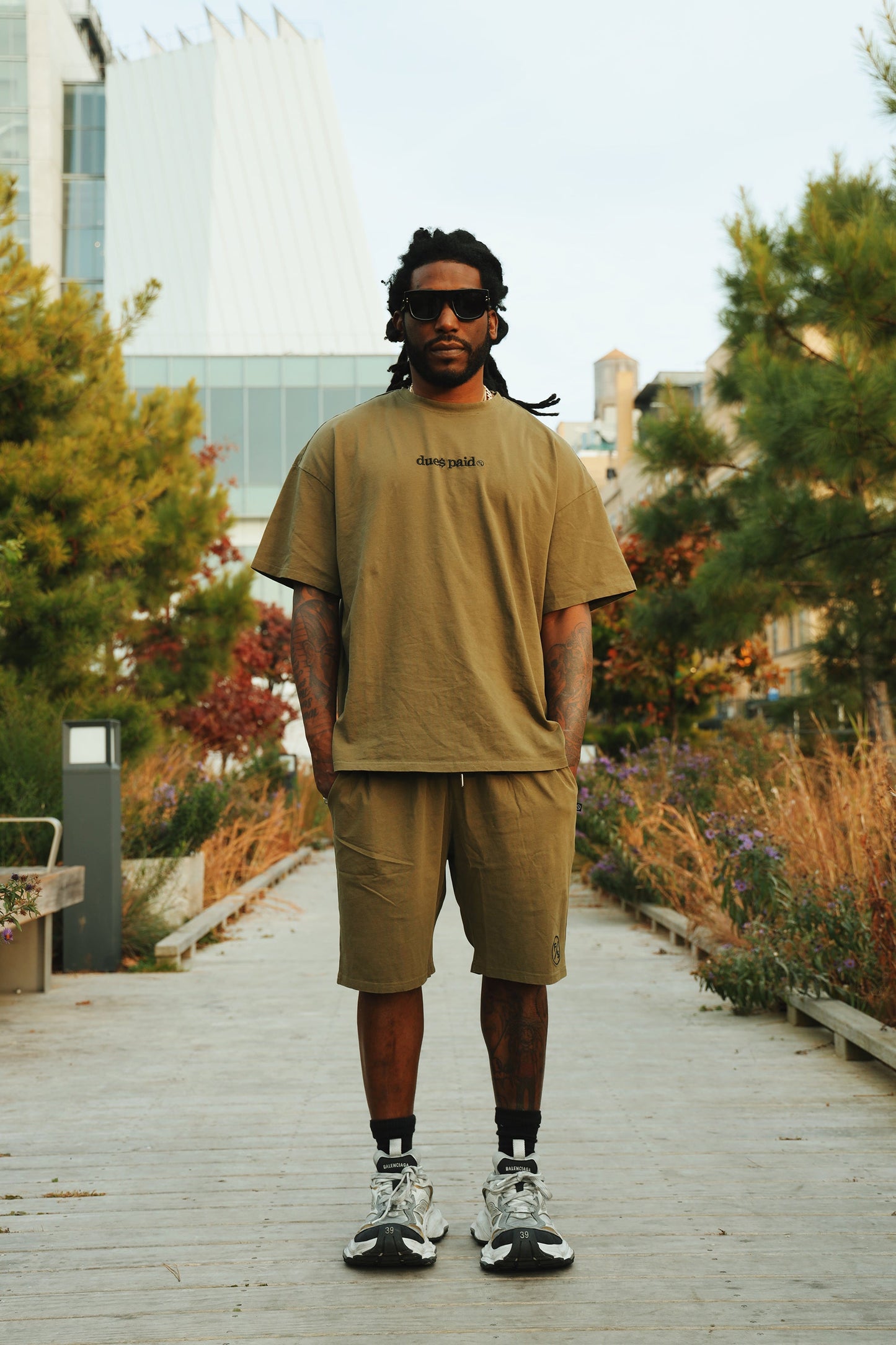 Dues Paid (Military Green - Oversize)
