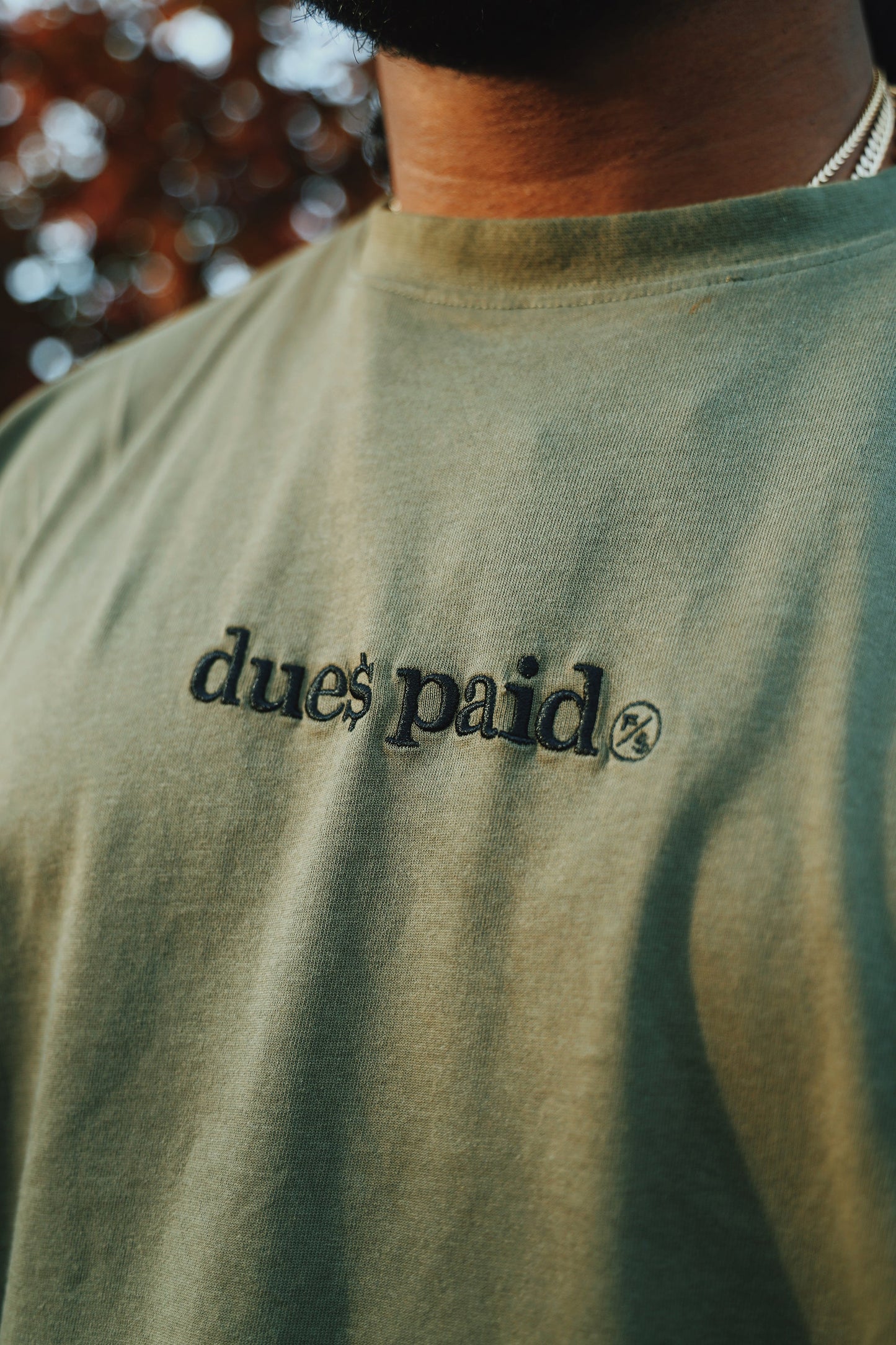Dues Paid (Military Green - Oversize)