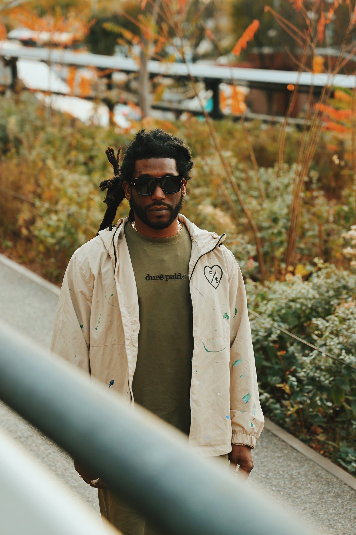 Dues Paid (Military Green - Oversize)