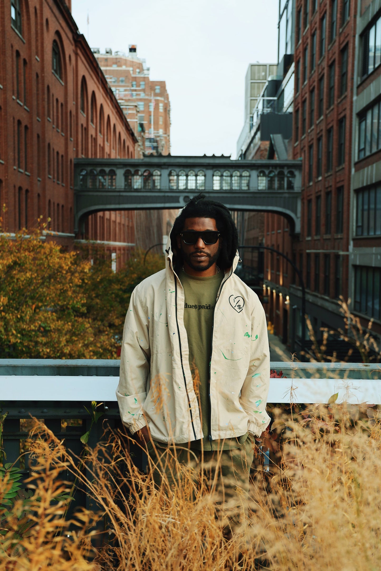 Dues Paid (Military Green - Oversize)