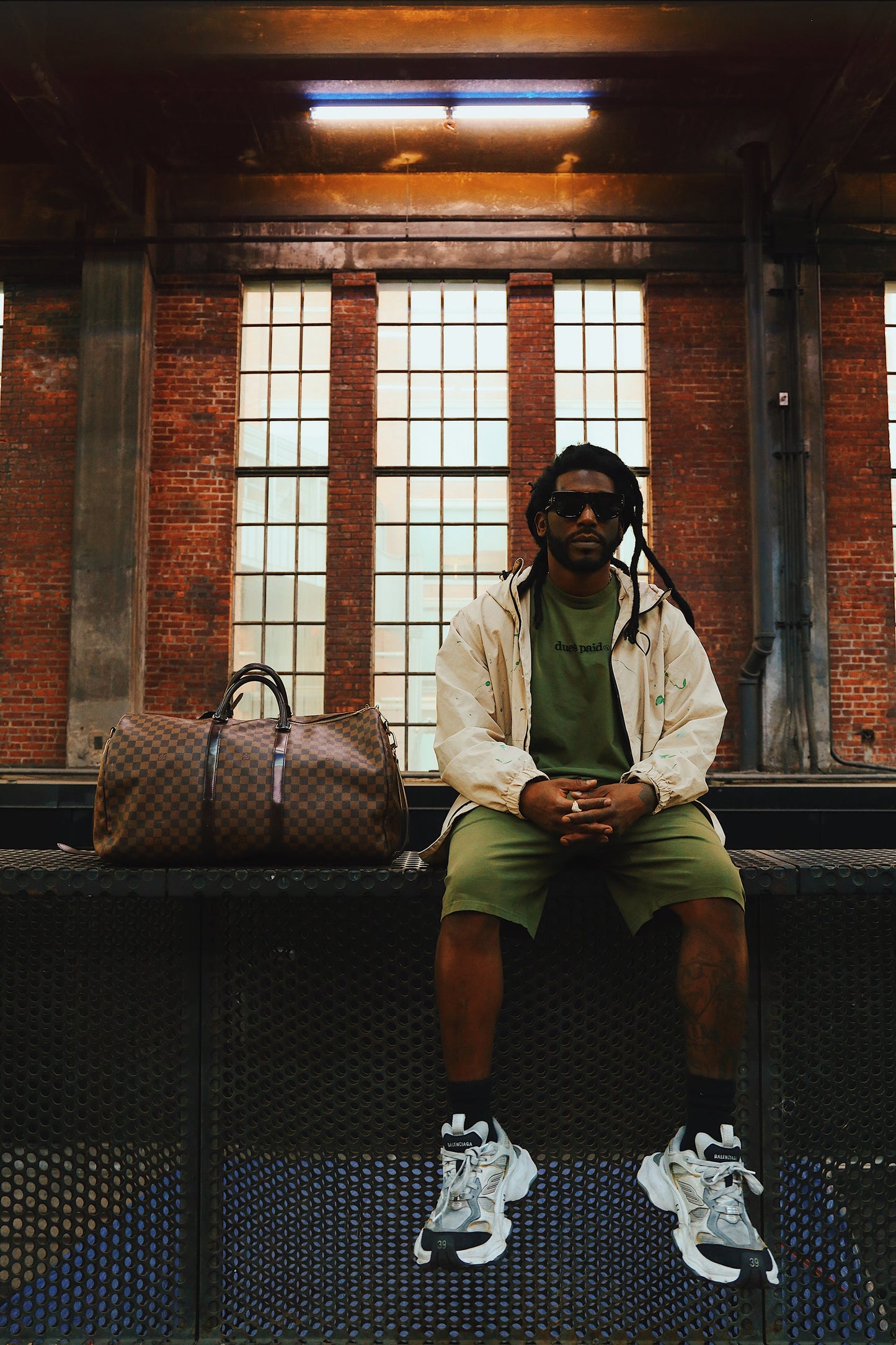 Dues Paid (Military Green - Oversize)