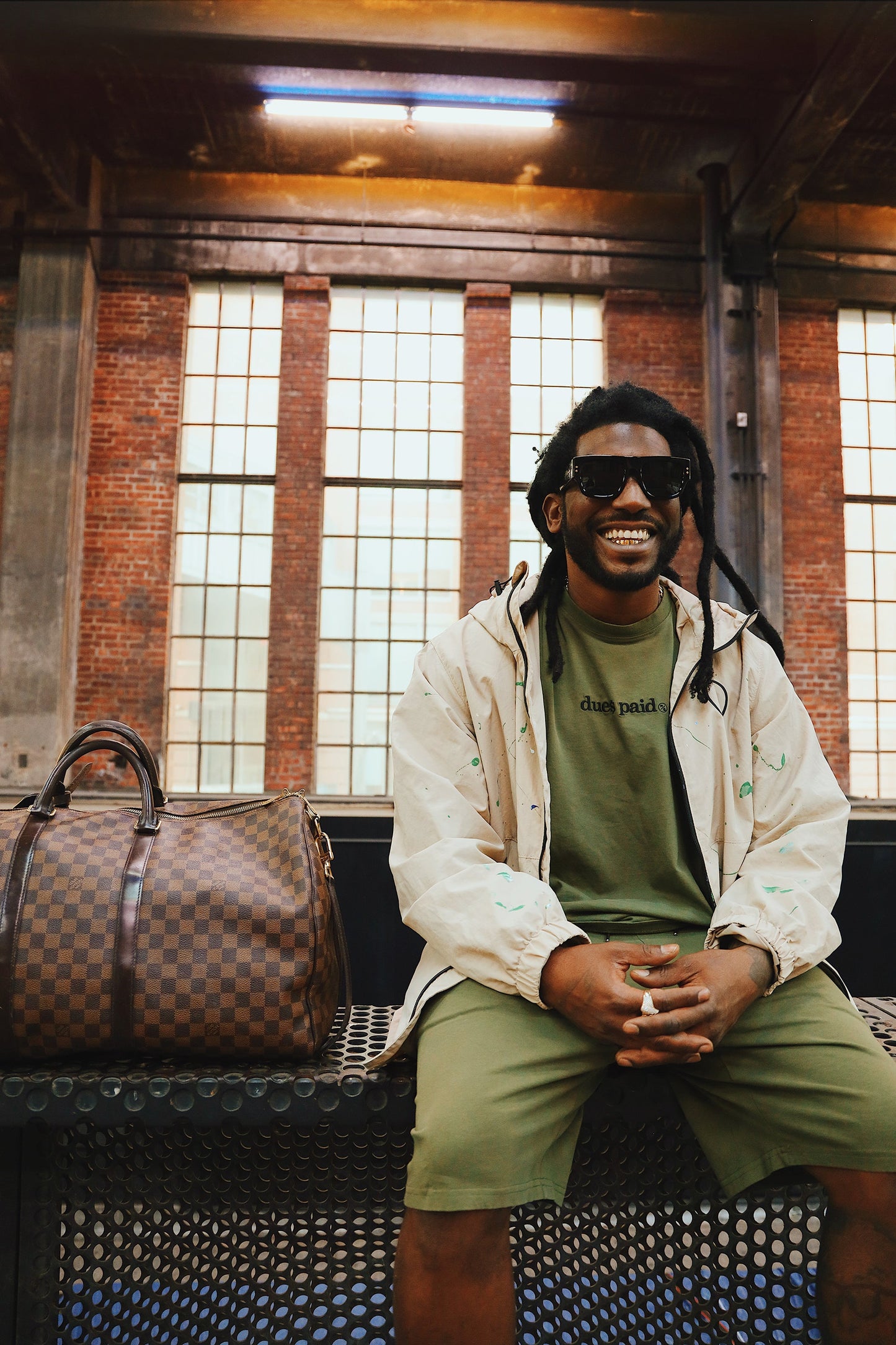 Dues Paid (Military Green - Oversize)