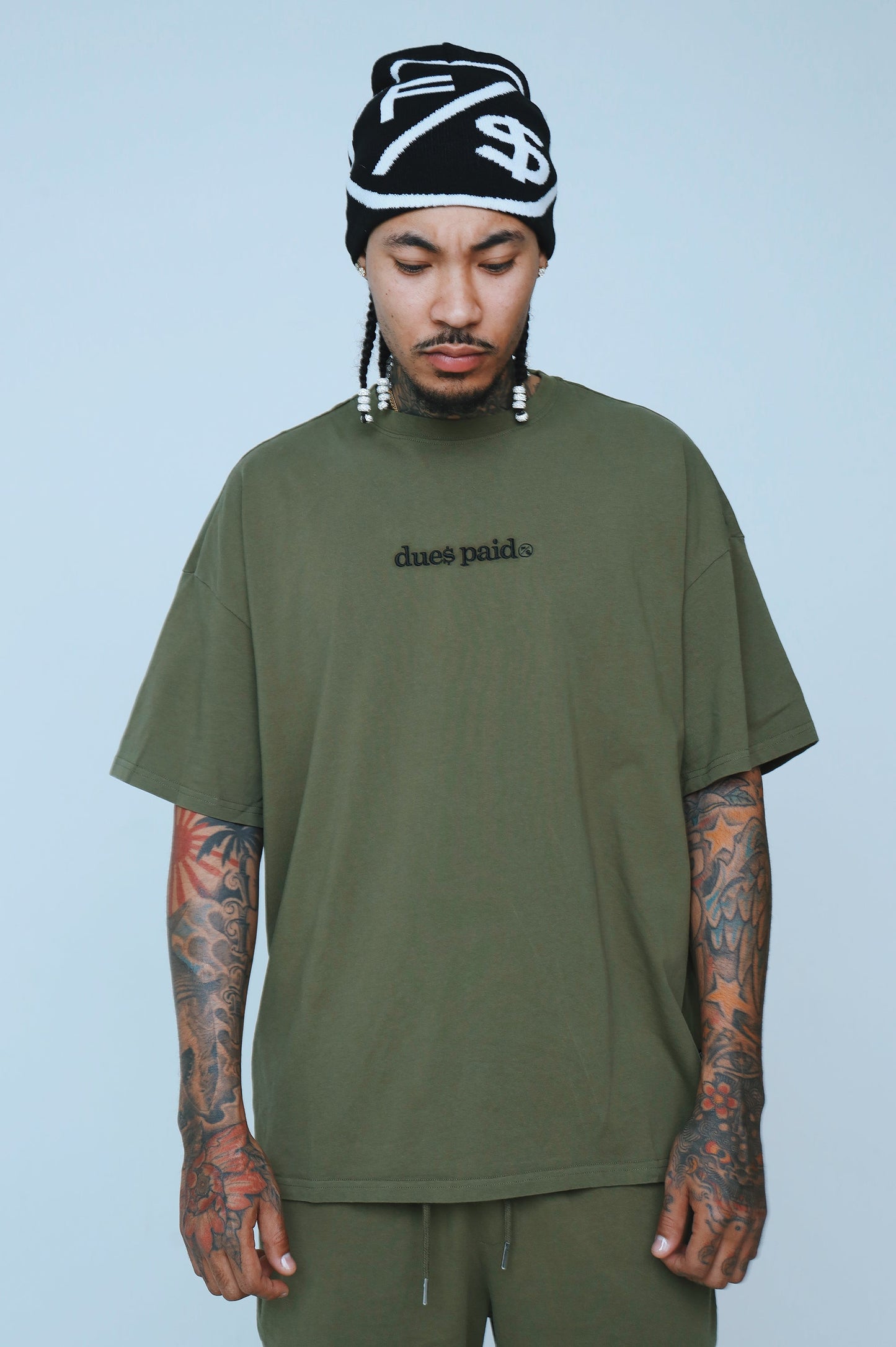 Dues Paid (Military Green - Oversize)