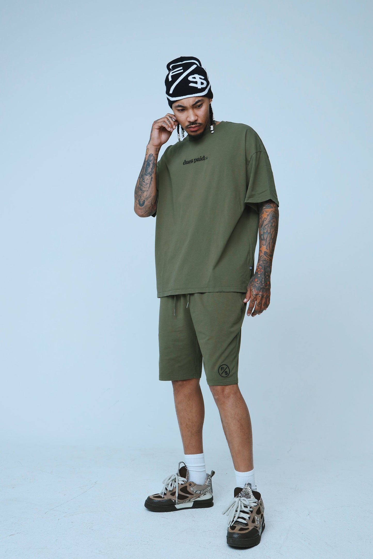 Dues Paid (Military Green - Oversize)