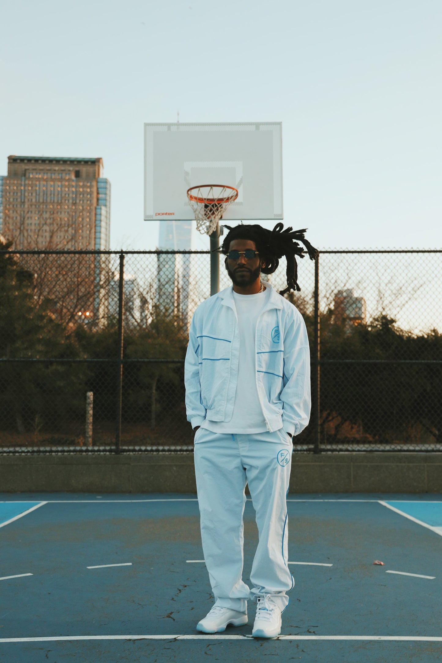 MOTION Nylon Pants (White)