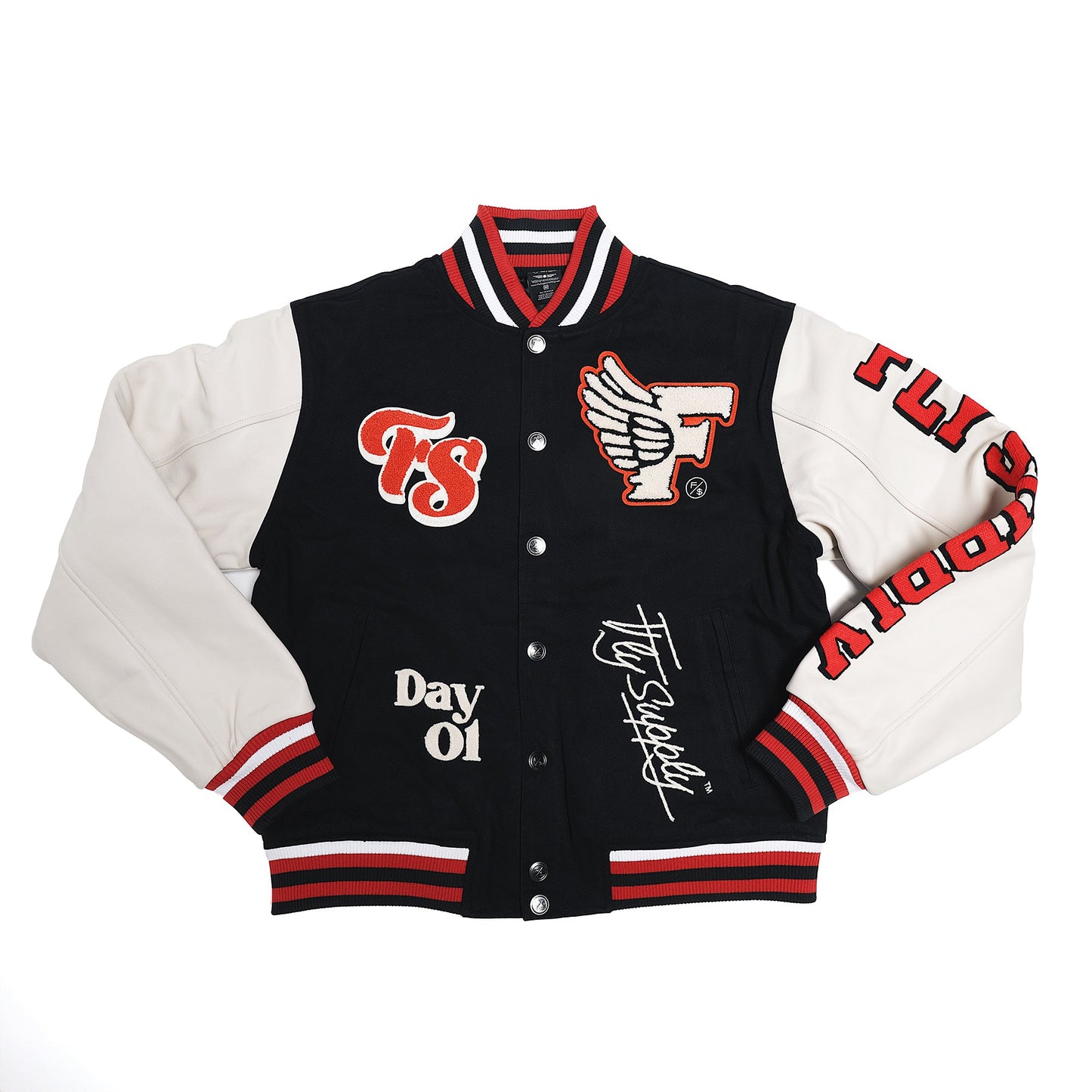 Manifest Varsity Jacket (Black)