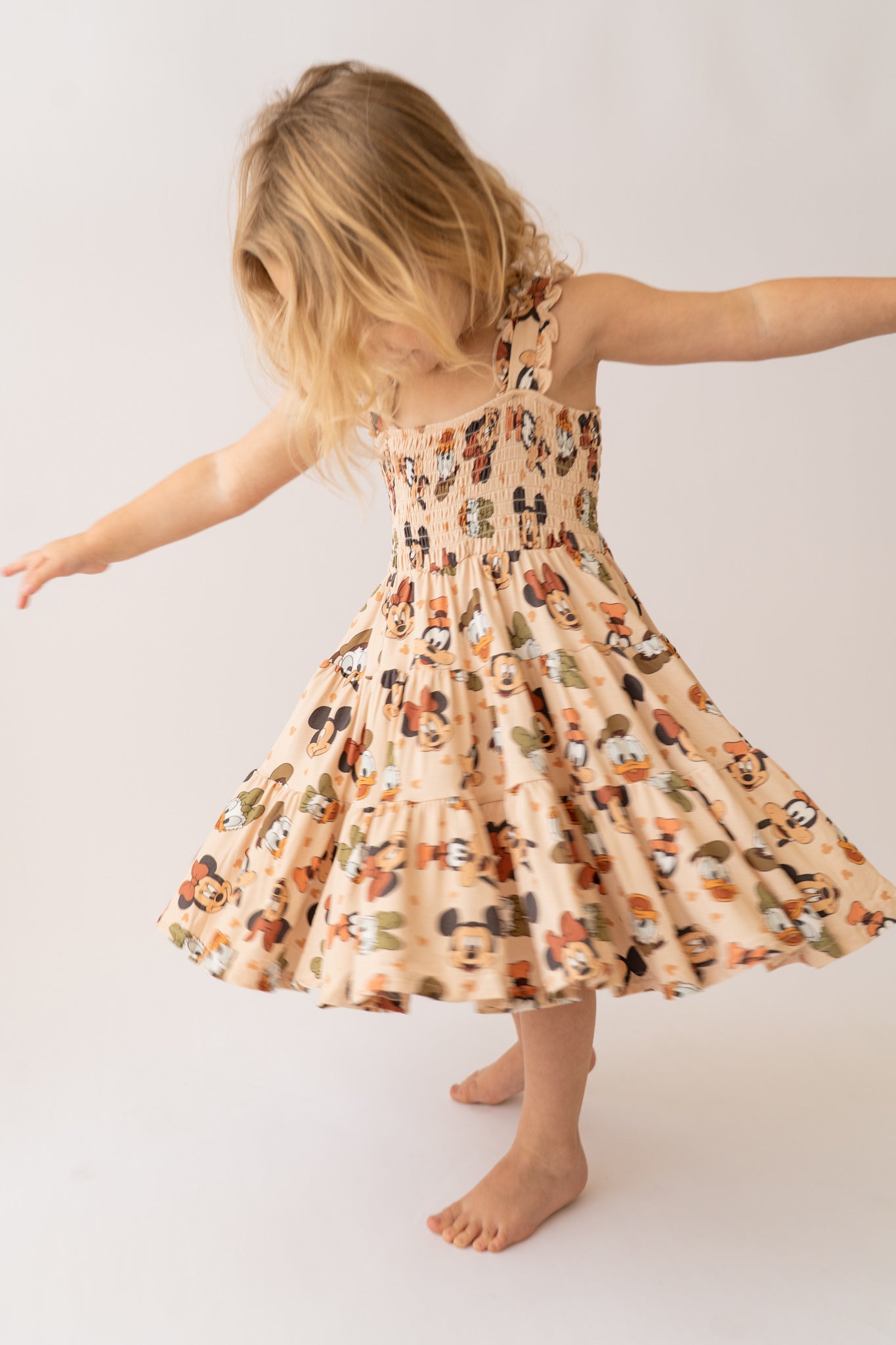 Mickey & Friends Shirred Dress