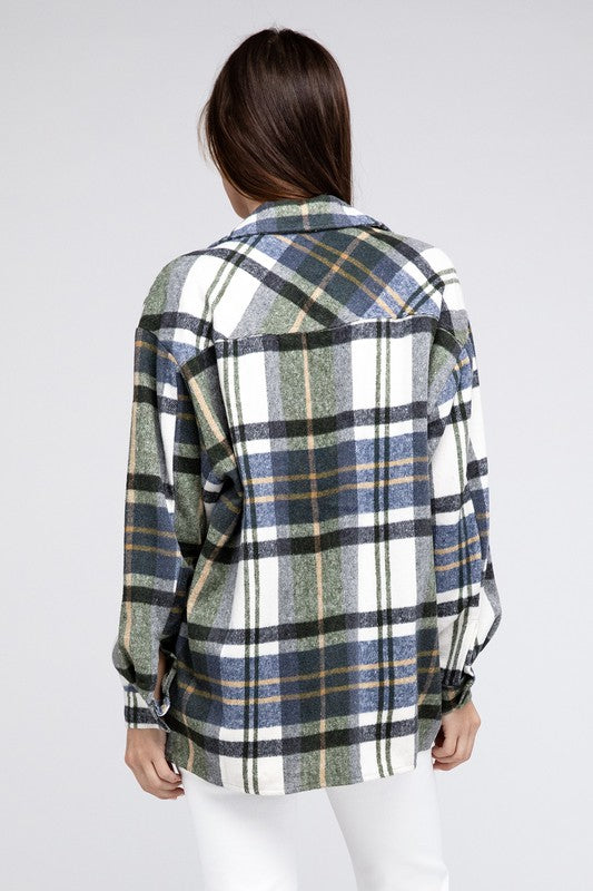 BiBi Textured Shirts With Big Checkered Point