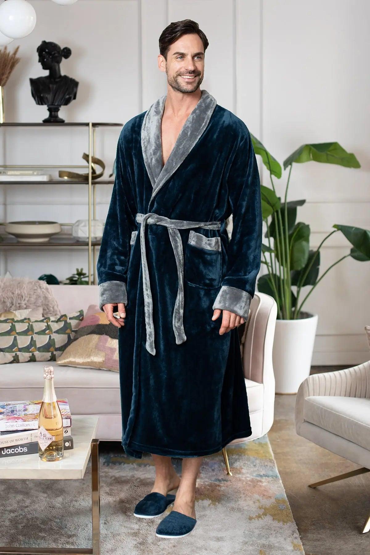 Cozy Mens Plush Robes – Built for Comfort, Designed to Last