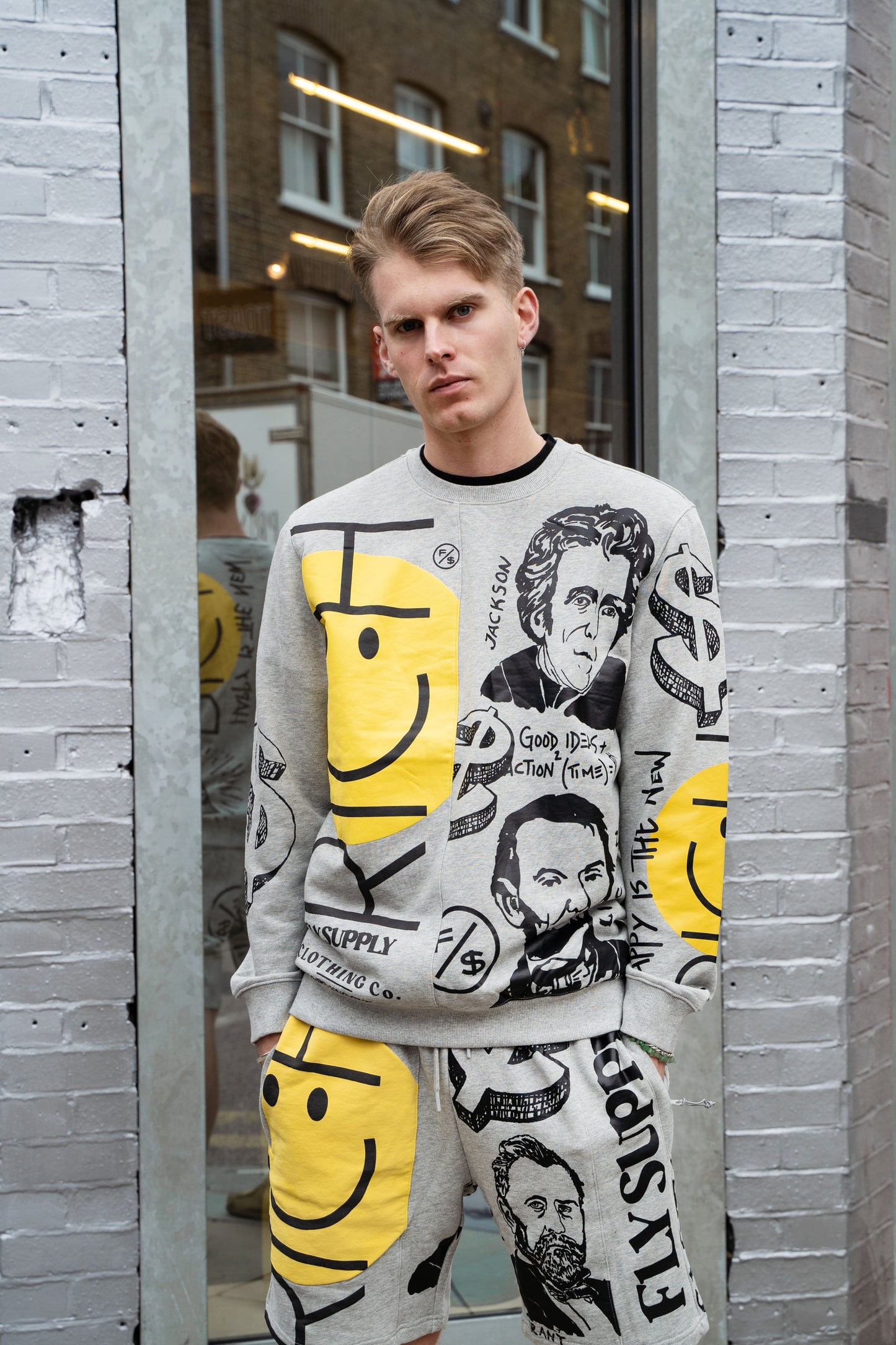 Rich Crewneck Sweater (Heather Grey)