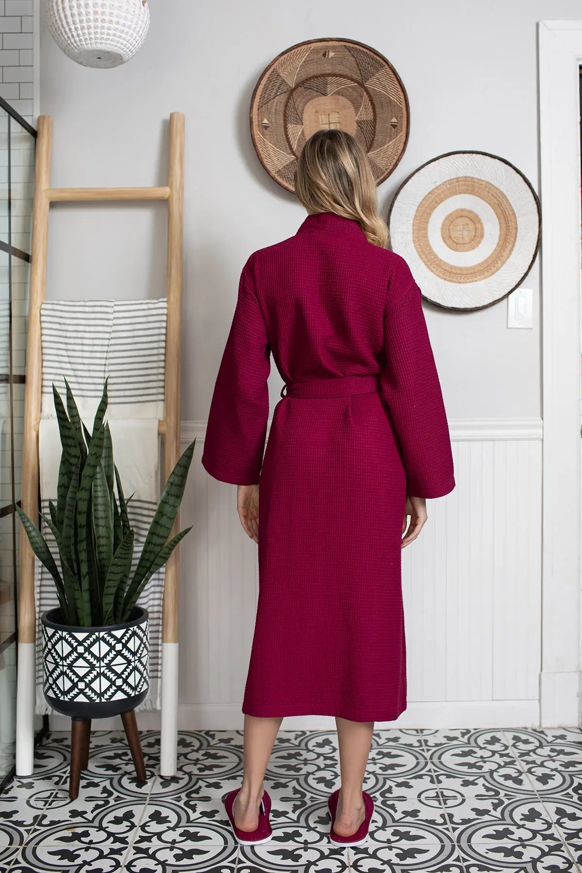 Waffle Robe Womens – Lightweight, Quick-Dry Spa Comfort